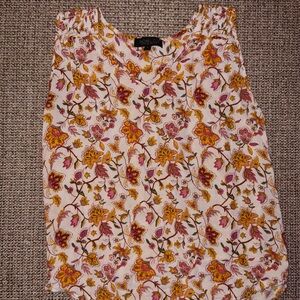 Rachel Zoe Floral Blouse - Pink and Yellow